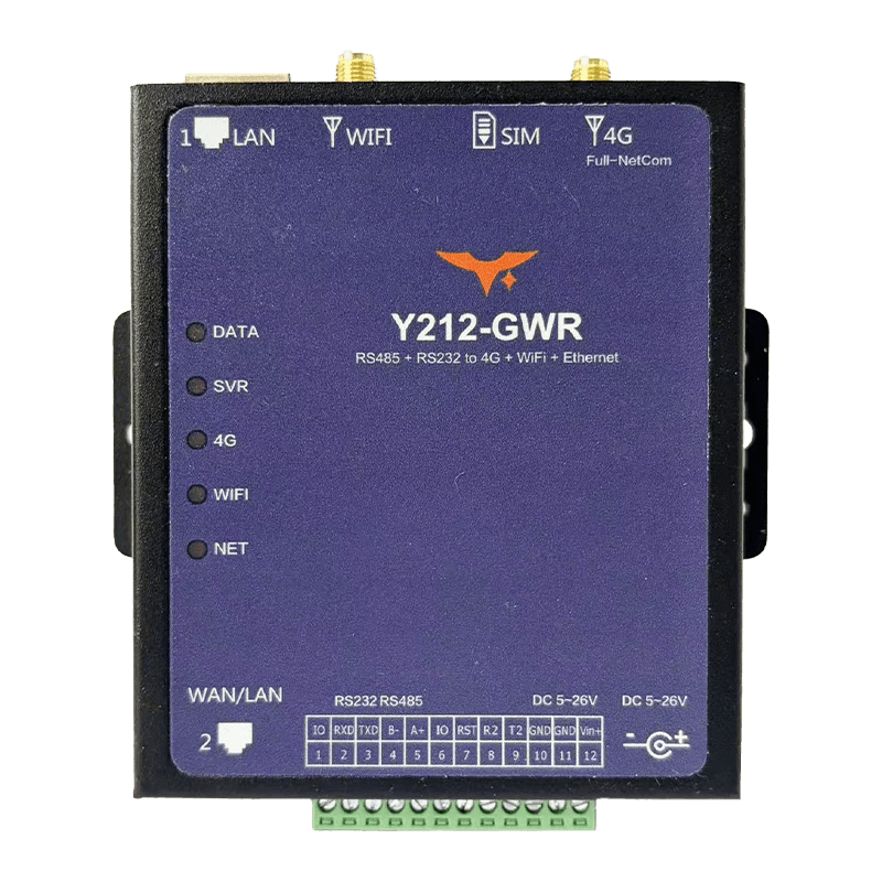 Y212-GWR industrial 4G gateway router
