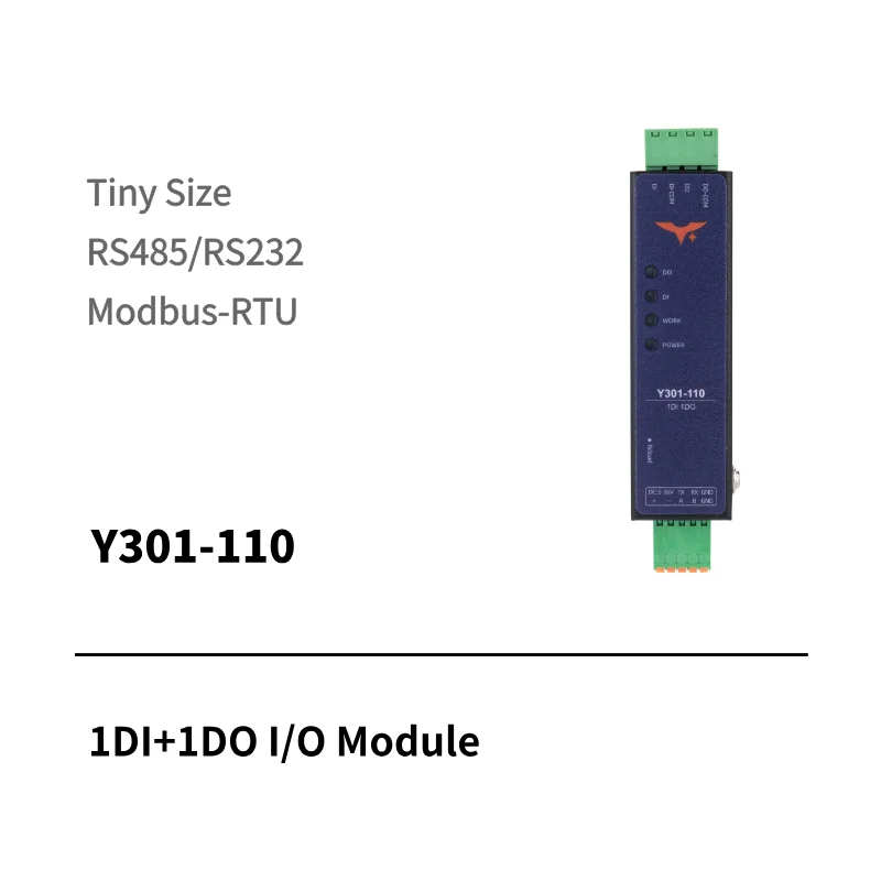 Y301-200 2DI digital input module with opto-isolation