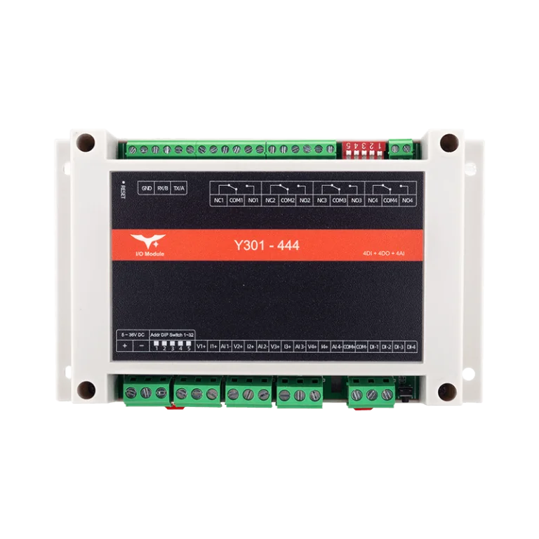 Modbus RTU I/O module for industrial automation