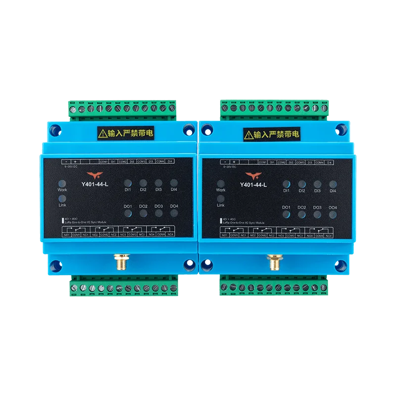 Y401-44-L LoRa I/O sync module with 4DI and 4DO ports