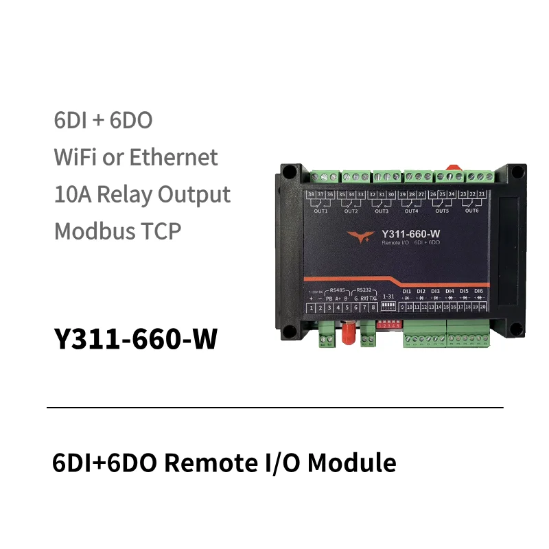 Y301-600 6-channel isolated digital input module
