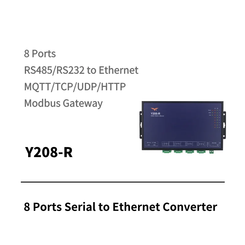 Serial to WiFi converter with 8 ports RS485 & RS232