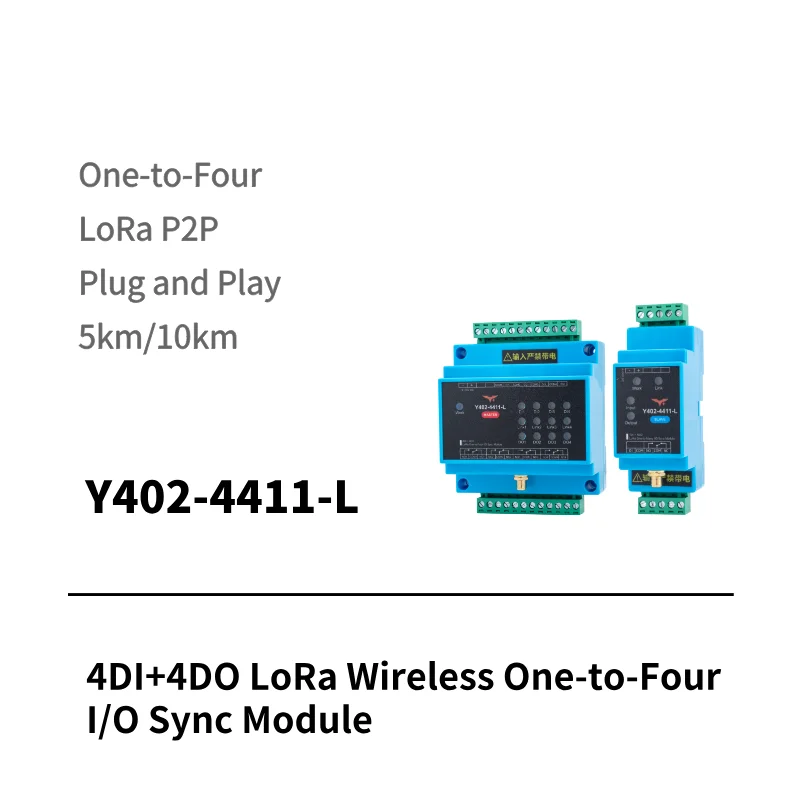 Y401-44-L LoRa I/O Sync Module with 4DI and 4DO ports
