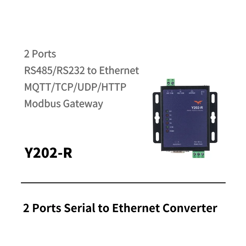 Y201-R Serial to Ethernet DTU device